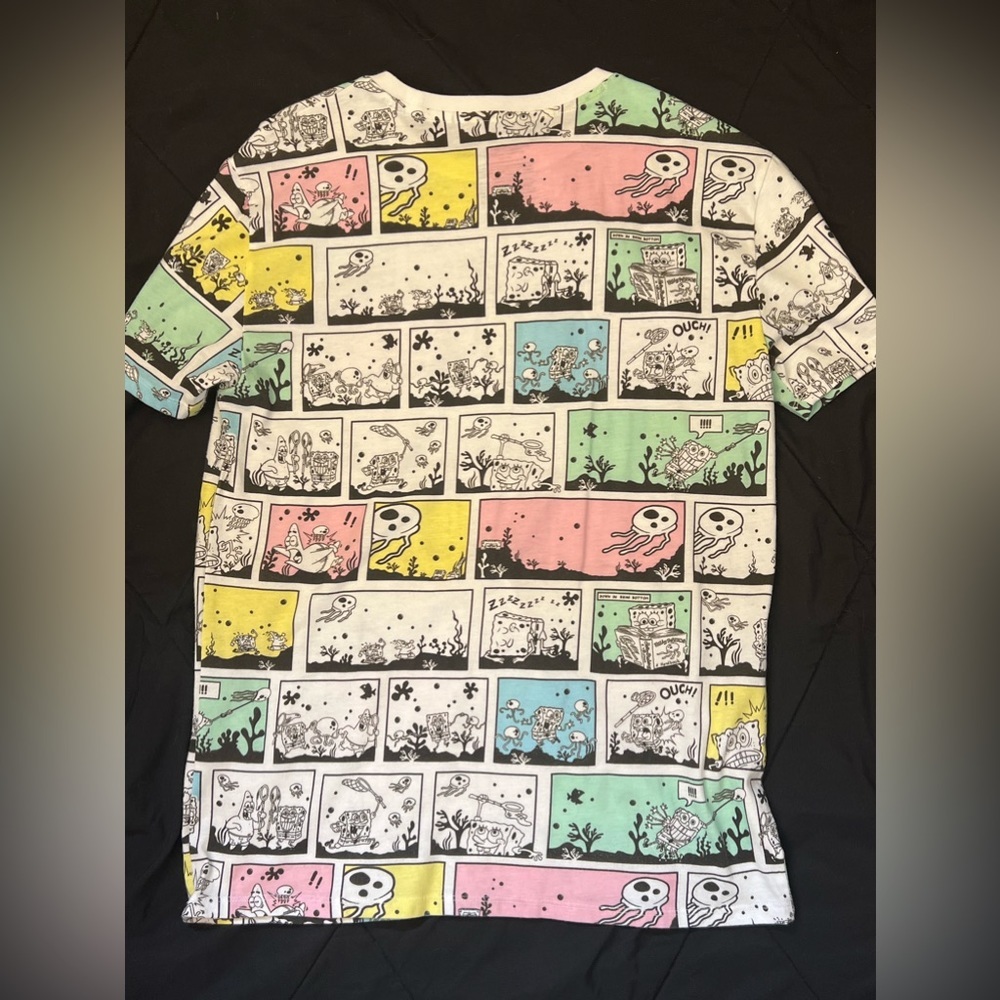 SpongeBob Mens Sz M Shirt - Picture 3 of 3